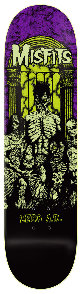 Zero Skateboard Deck x Misfits Earth A.D. 8,50