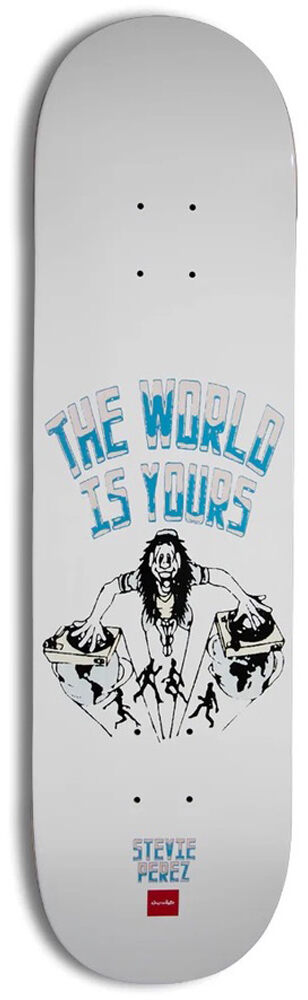 12210063-1 Chocolate Skateboard Deck Perez World Is Yours 7,75