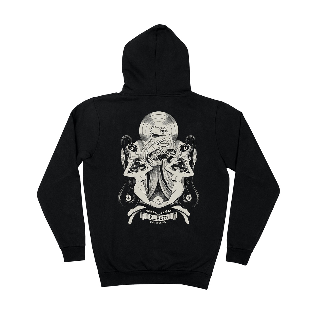 The Dudes El Bufo Hoody - black The Dudes El Bufo Hoody - black XXL