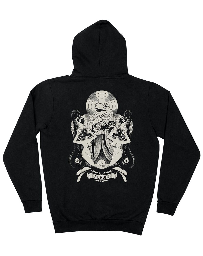 The Dudes El Bufo Hoody - black The Dudes El Bufo Hoody - black XXXL