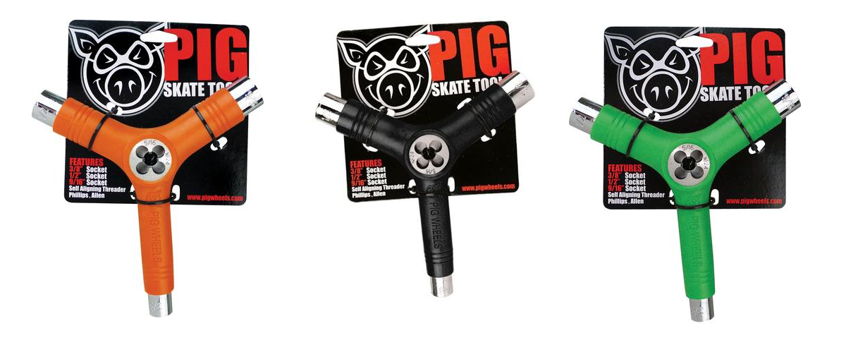 Outil de skate Pig, taraud inclus