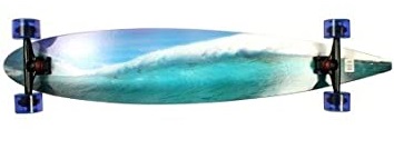Paradise Complete Longboard Pintail Blue Wave 47.75 x 9.0 Paradise Complete Longboard Pintail Blue Wave 47.75 x 9.0