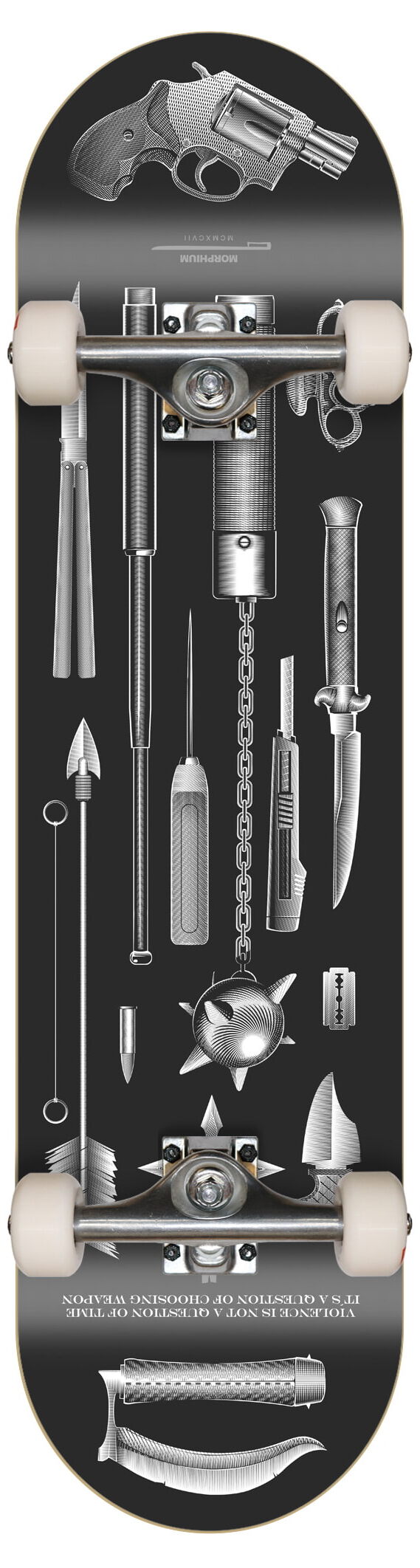 Morphium complete Skateboard Weapons black