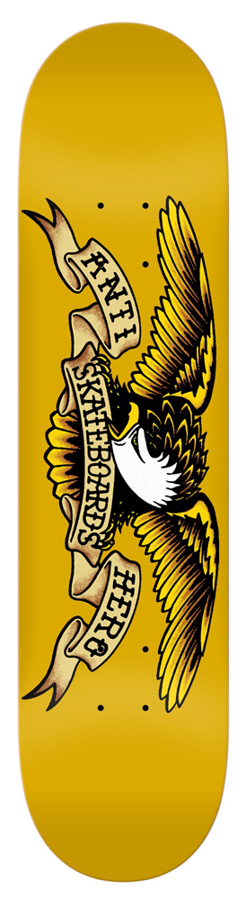 Anti Hero Skateboard Deck Team Classic Eagle Mini (Yellow) 7,30