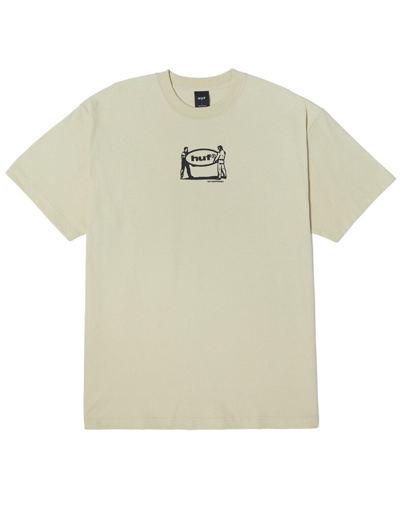 HUF Relocation T-Shirt - stone S HUF Relocation T-Shirt - stone XXL