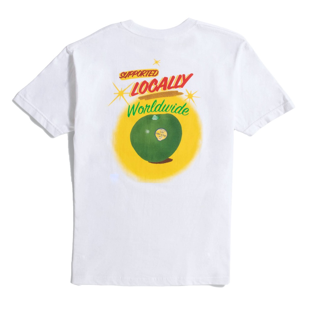 HUF Local Support T-Shirt - white M HUF Local Support T-Shirt - white M