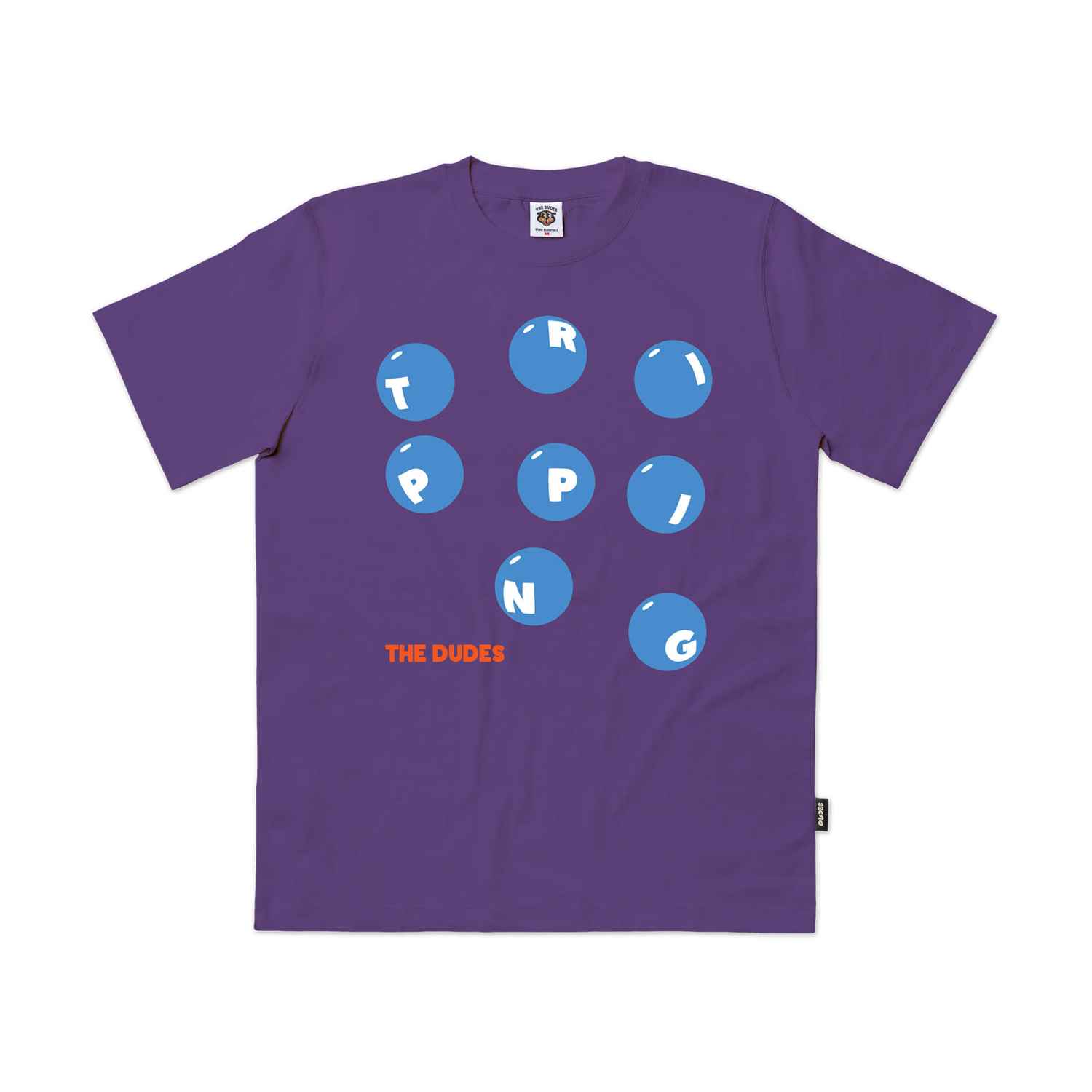 The Dudes Tripping Balls Seasonal T-Shirt - prism violet XXXL