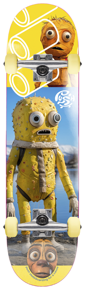 Push Komplettboard Yellow Man 7,25 Push Komplettboard Yellow Man 7,25