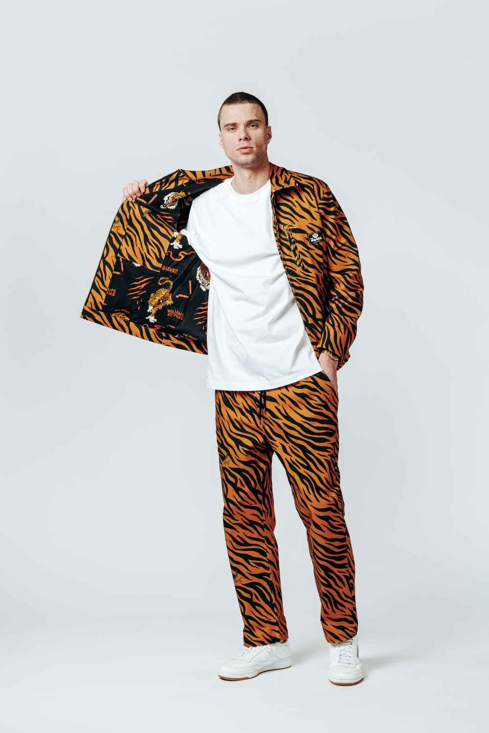10043862-2 The Dudes TIGRRRR Tom Premium Jacket - Multicolor XXXL