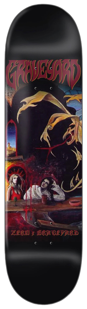 Zero Skateboard Deck x Graveyard Self Titled 8,25 Zero Skateboard Deck x Graveyard Self Titled 8,25