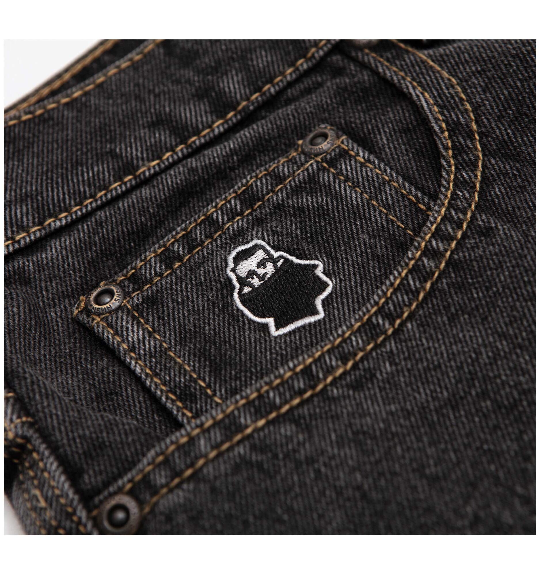 NNSNS Pant BIGGERFOOT DENIM washed black NNSNS Pant BIGGERFOOT DENIM, washed black 28/30