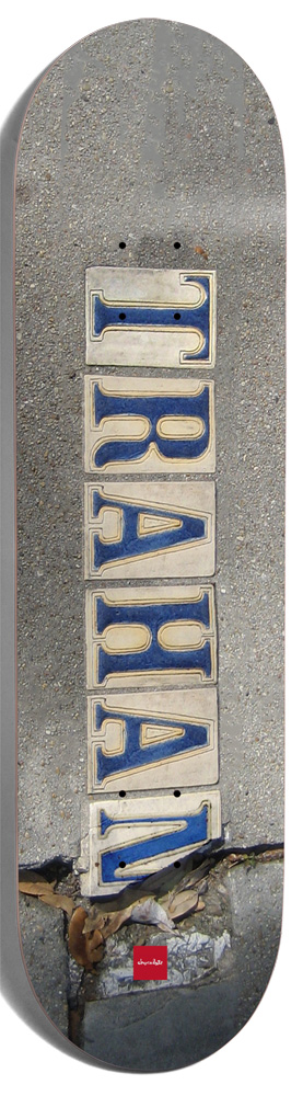 Chocolate Skateboard Deck Trahan French Quarter One Off 8,25