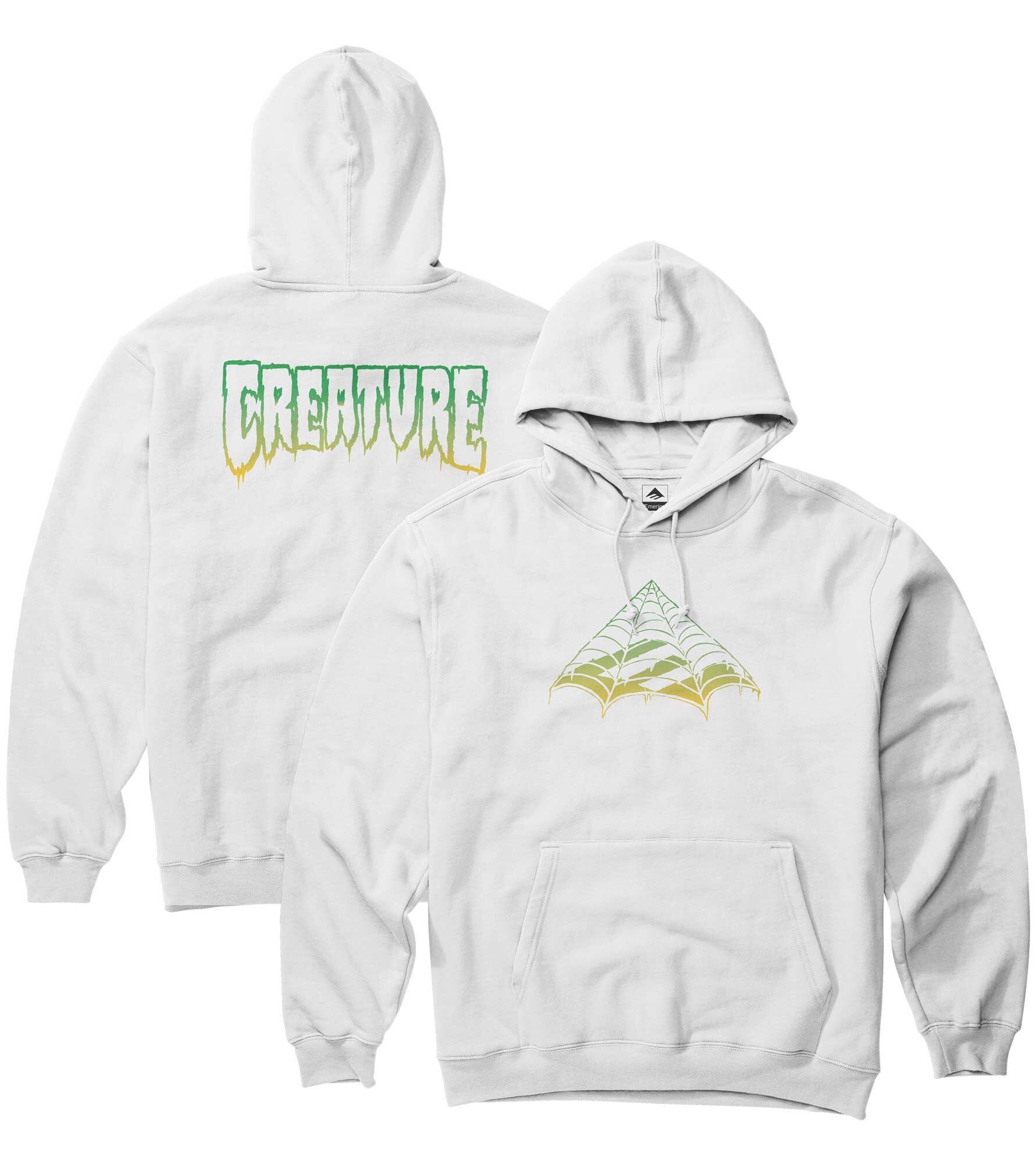 EMERICA Sweat CREATURE HOODIE, white XL