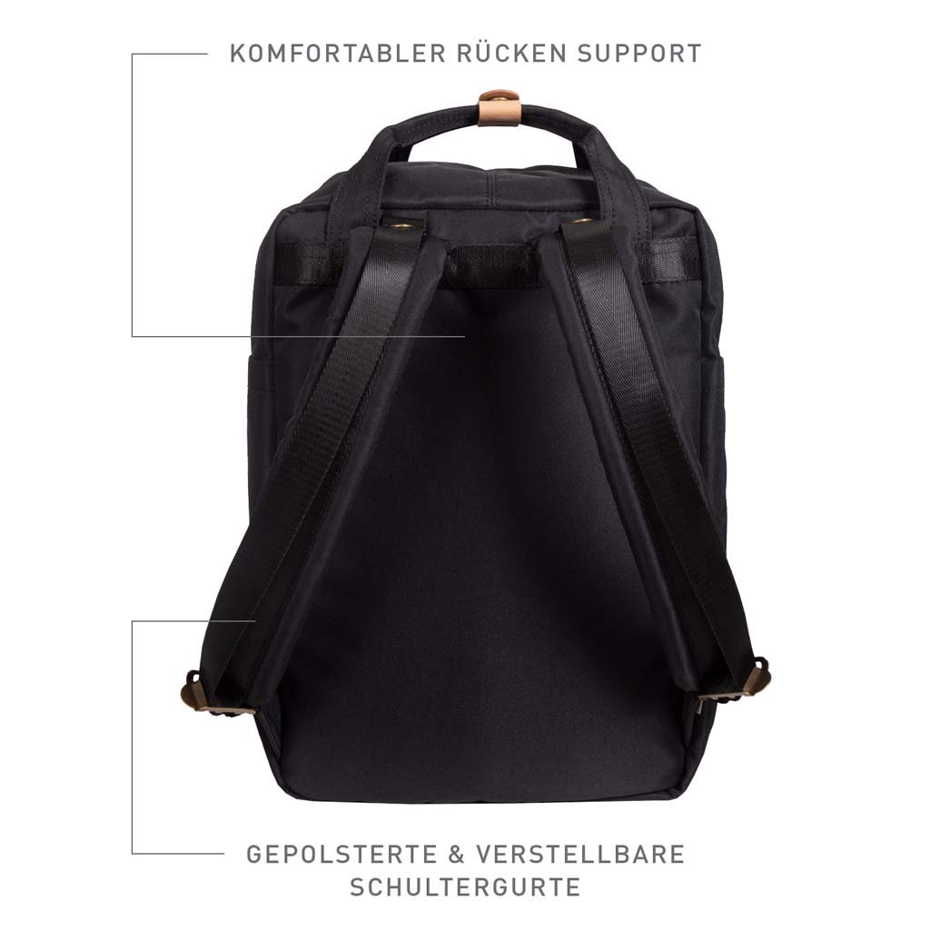 Doughnut Macaroon Reborn Series Sac à dos noir