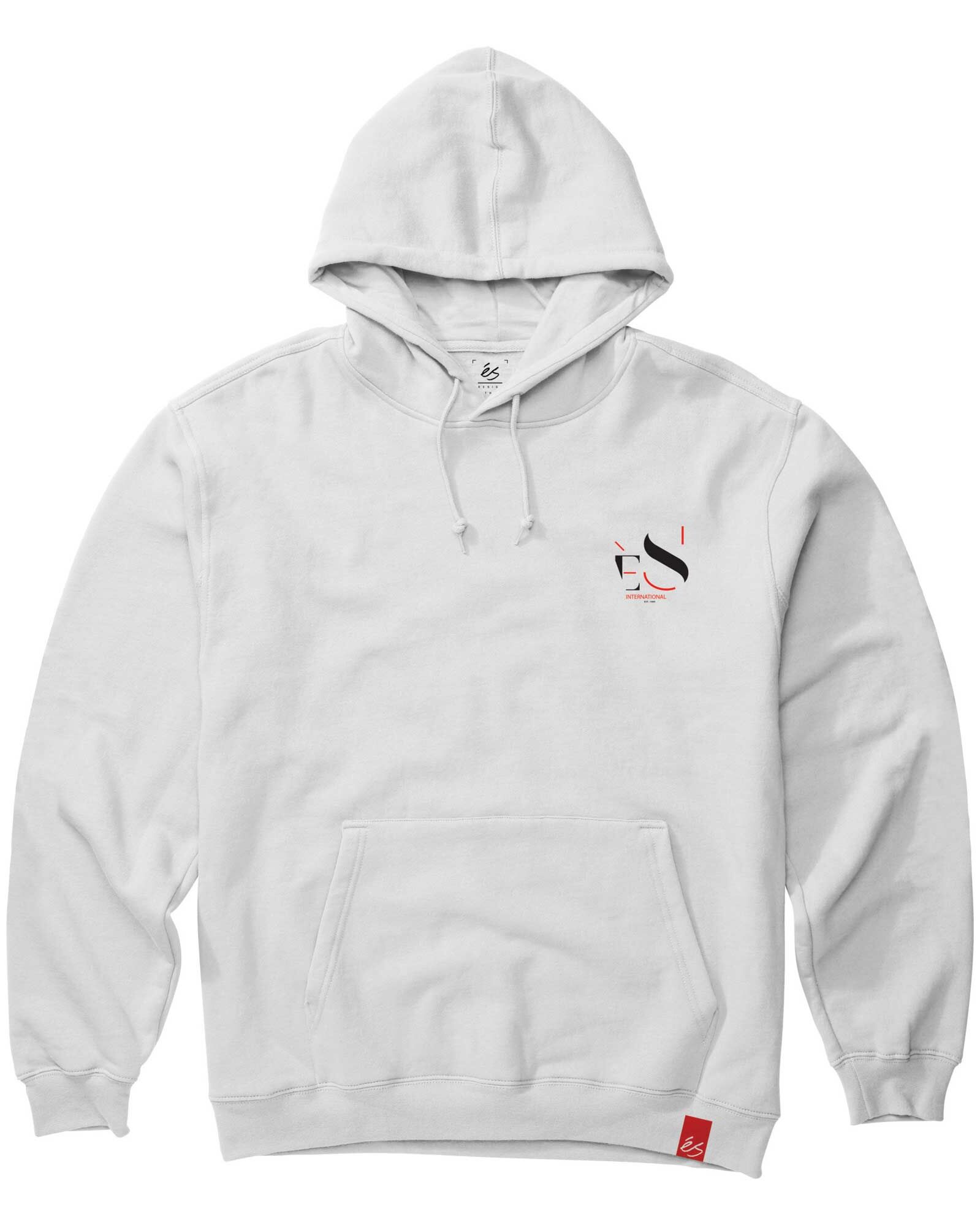 eS SKB Sweat CUTOUT HOOD, white XL