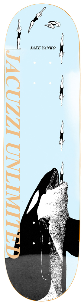 10910190-1 Jacuzzi Skateboard Deck Yanko High Dive 8,75