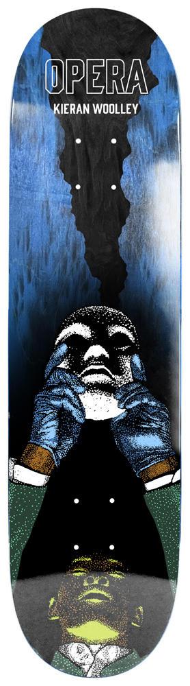 Opera Skateboard Deck Woolley Upward