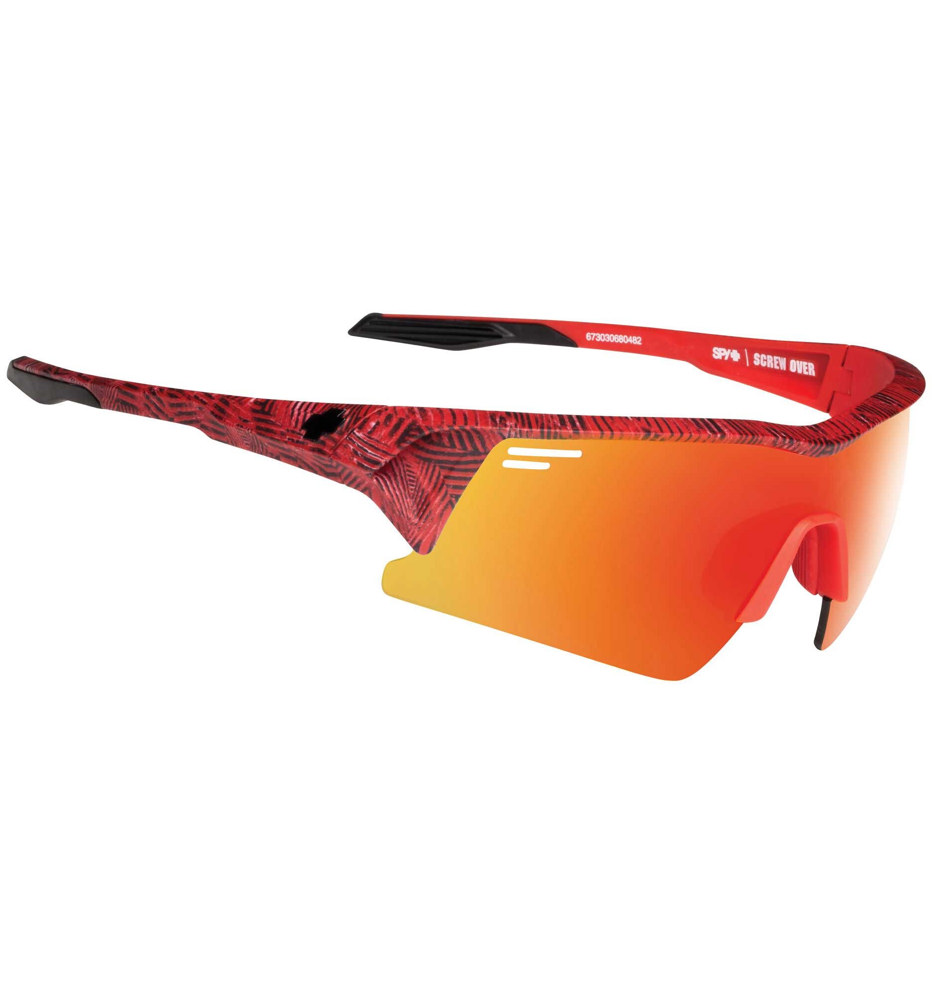 SPY Sunglasses SCREW OVER, INFINITE RED - HAPPY GRAY GREEN W/RED SPECTRA SPY Sunglasses SCREW OVER, INFINITE RED - HAPPY GRAY GREEN W/RED SPECTRA