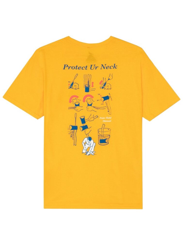 Poler Protect Ur Neck T-Shirt - gold S Poler Protect Ur Neck T-Shirt - gold S