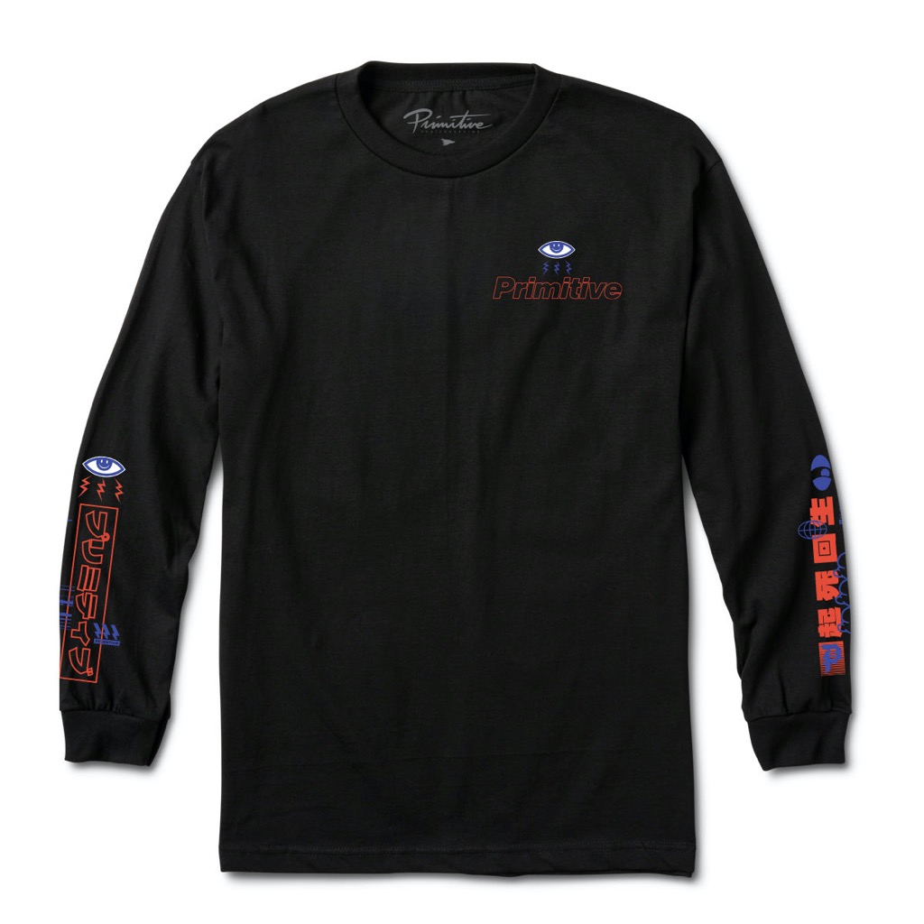 Primitive Reboot Longsleeve - black S
