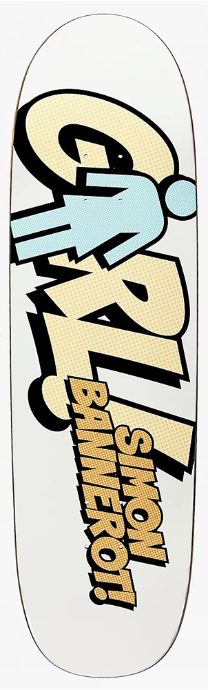 12410906-1 Girl Skateboard Deck Bannerot Blammo 9,00