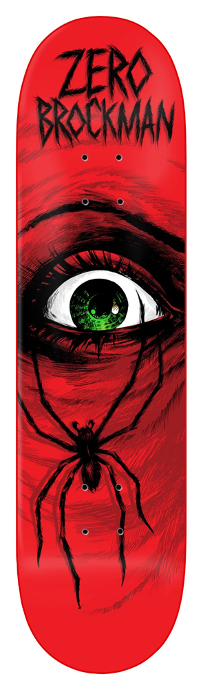 13710268-1 Zero Skateboard Deck Brockman Wolf Spider 30 Years Reissue 8,50