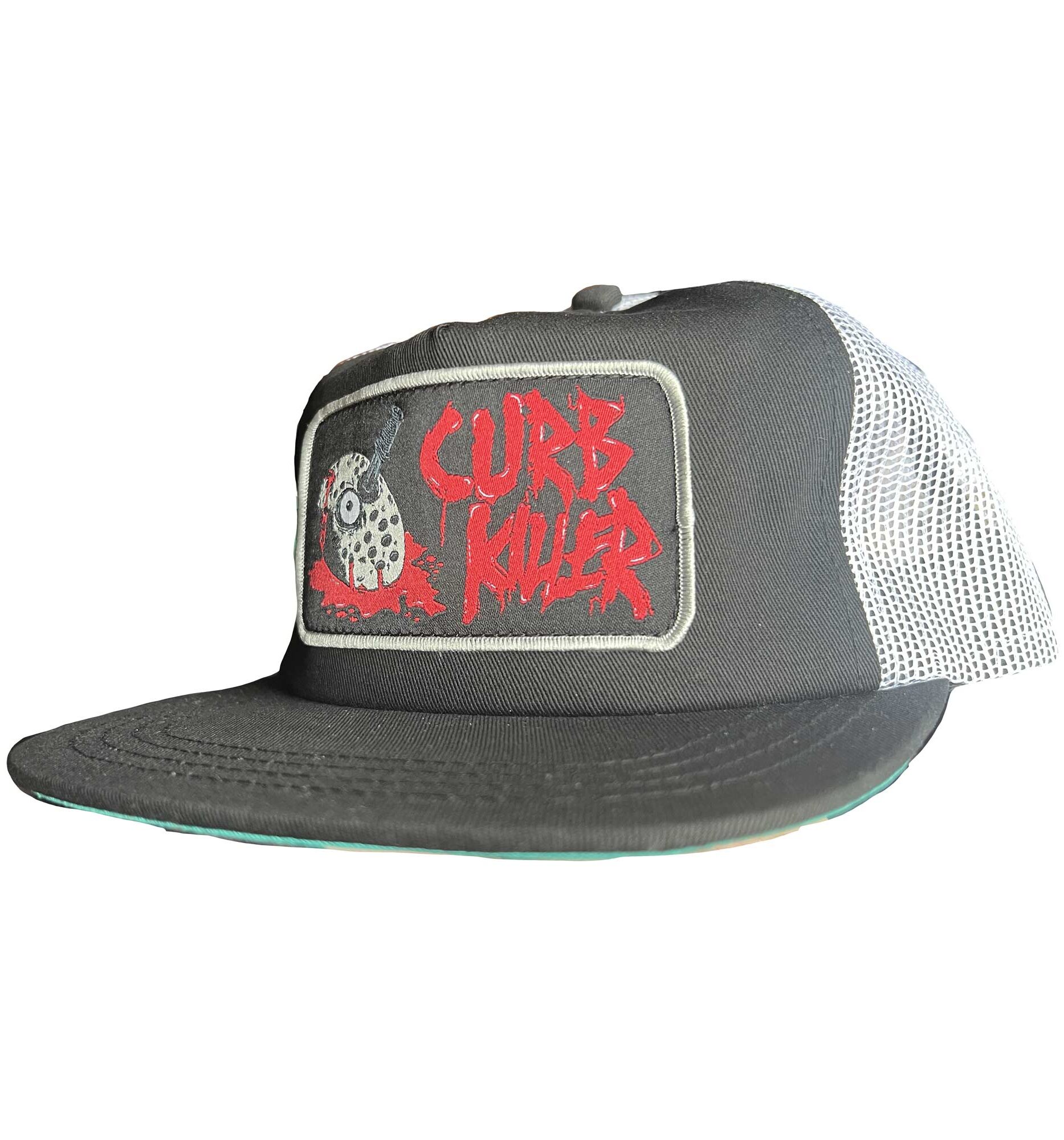 HEROIN Cap CURB KILLER Trucker Hat, black/white HEROIN Cap CURB KILLER Trucker Hat, black/white