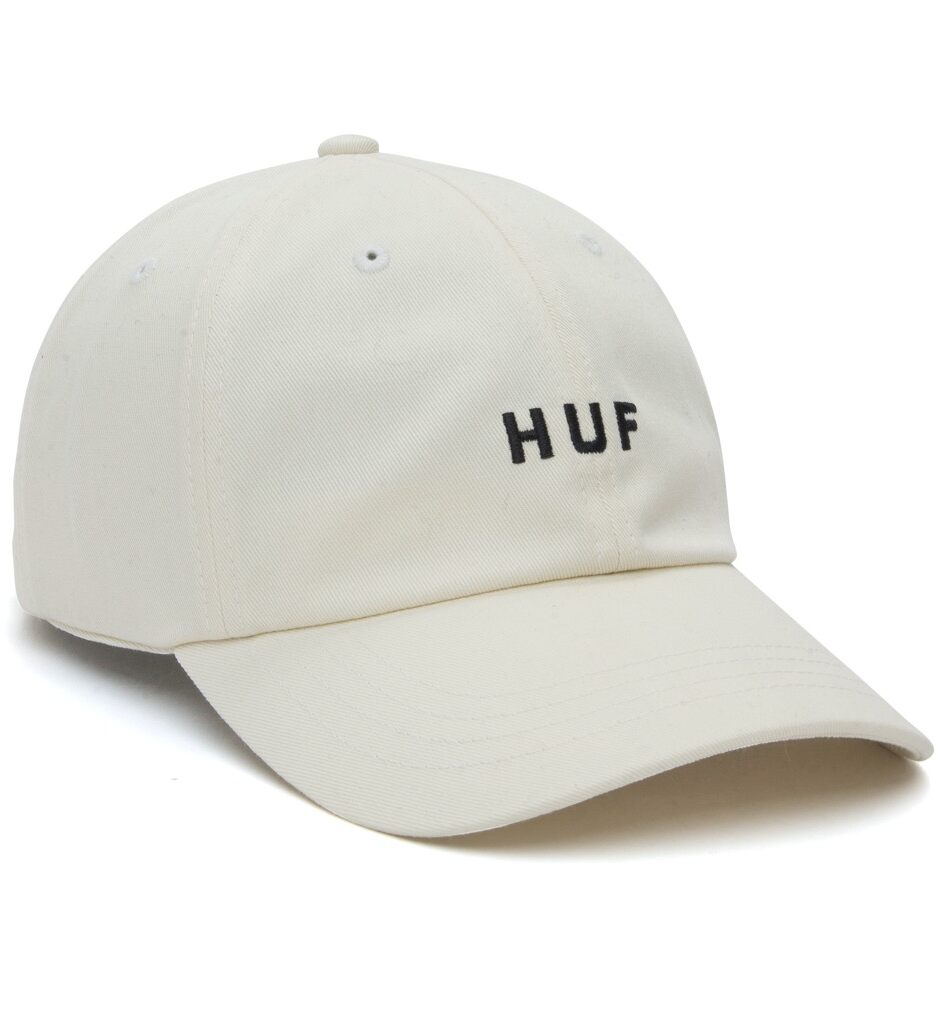 HUF Essentials OG Logo CV 6 Panel - off white