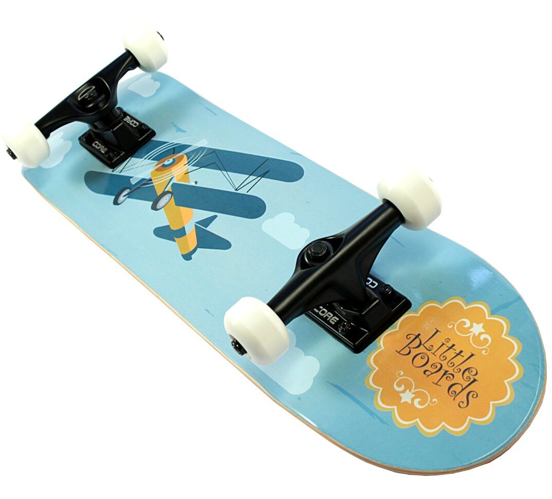 Little Boards Plane Kids Komplettboard 6.5 Airplane – Kids Skateboard 7.0"
