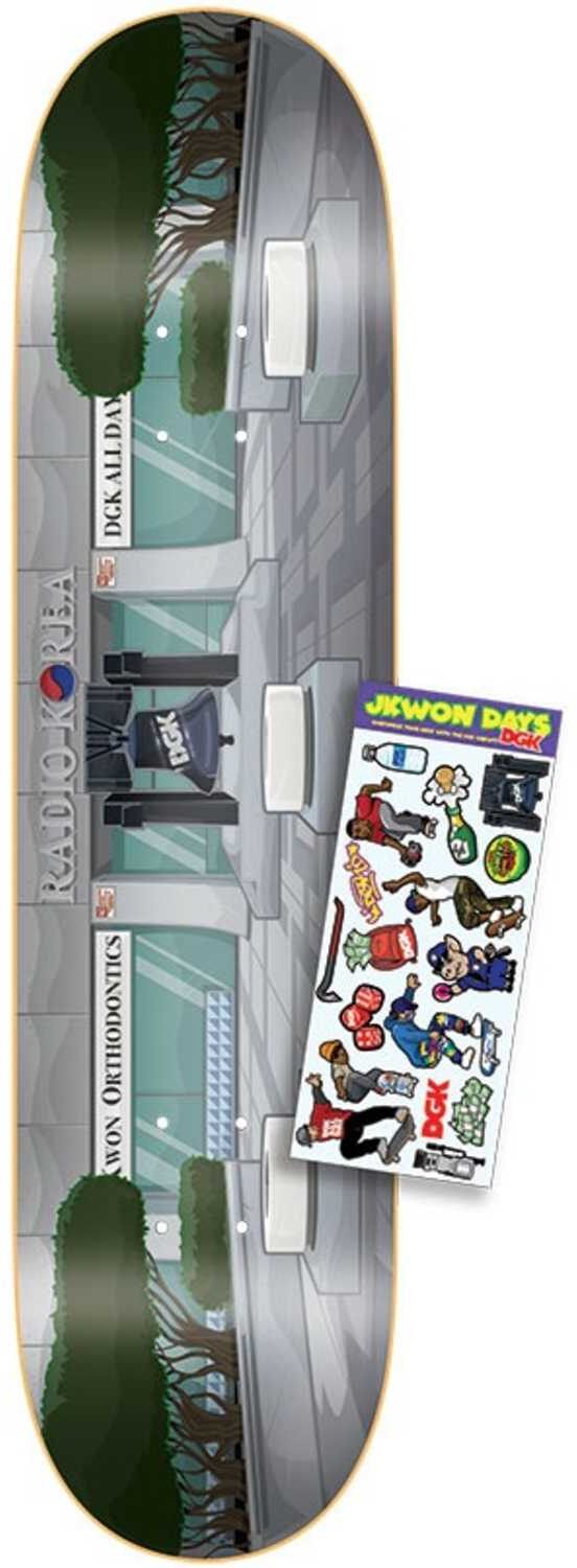 DGK Jkwon Days Deck - 8.25