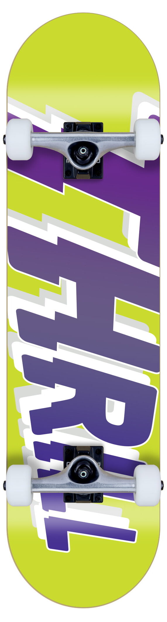 Thrill kids complete skateboard Logo Lime 7.25 Thrill kids complete skateboard Logo Lime 7.25