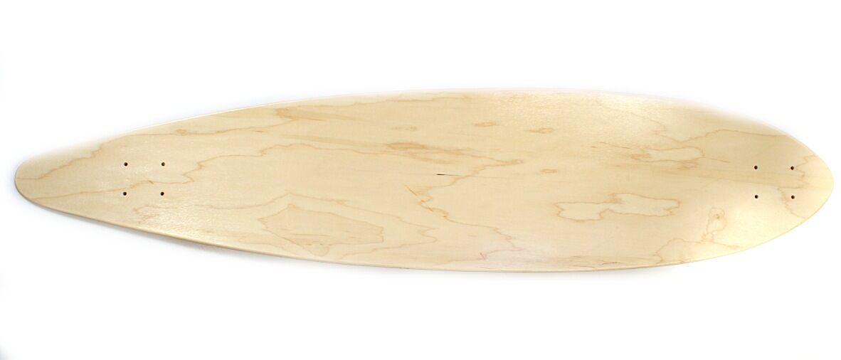 Blank Longboard-Deck Pintail nature 10.0x46.0