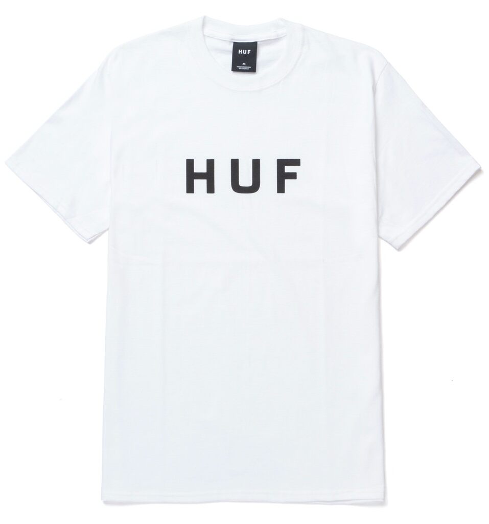 HUF Essentials OG Logo T-Shirt - white M