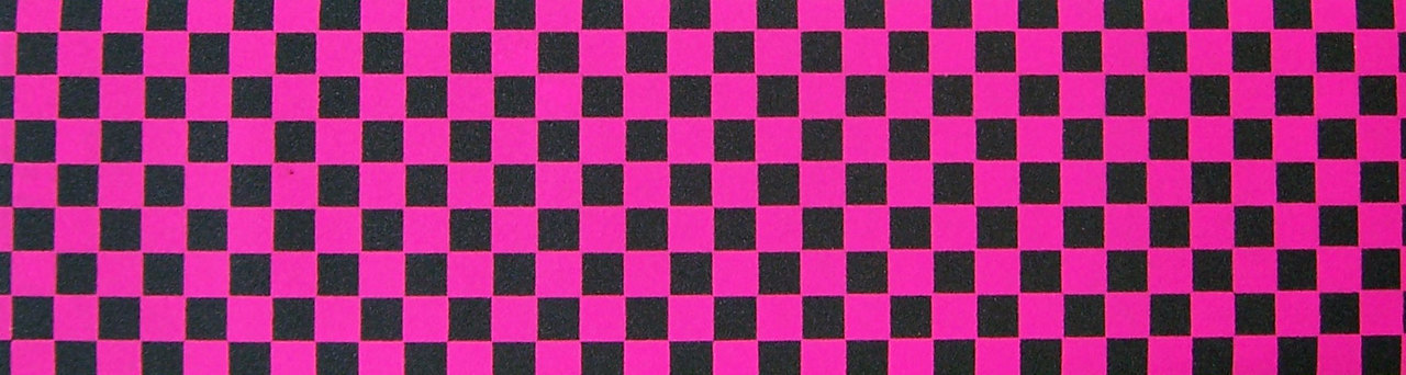 Black Diamond Skateboard Griptape checkered pink