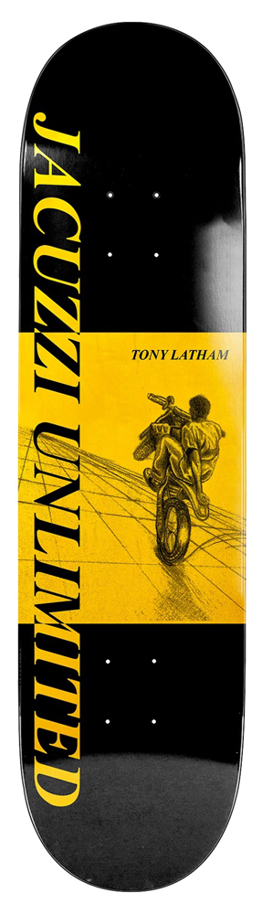 Jacuzzi Skateboard Deck Tony Latham Dirtbike