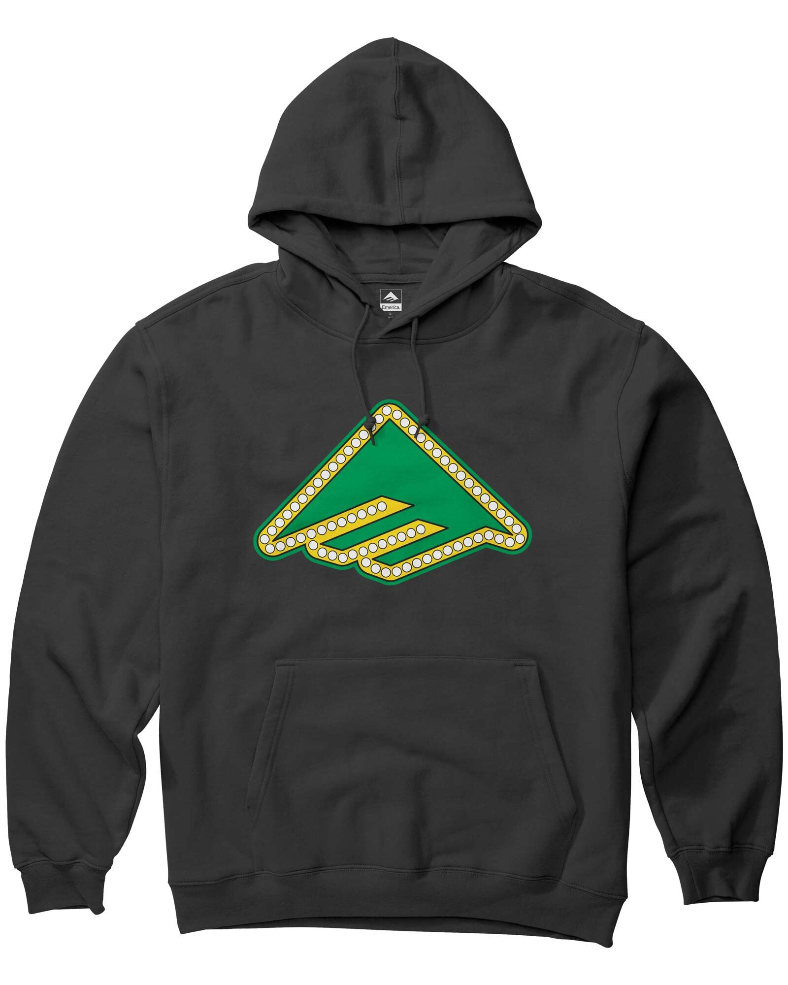 EMERICA Sweat SHAKE JUNT TRIANGLE LIGHTS HOODIE black EMERICA Sweat SHAKE JUNT TRIANGLE LIGHTS HOODIE, black XXL