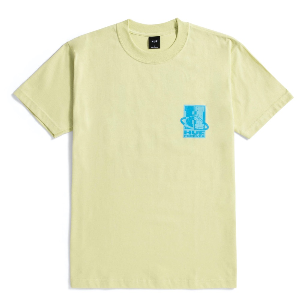 HUF Galaxywide T-Shirt - lime XXL