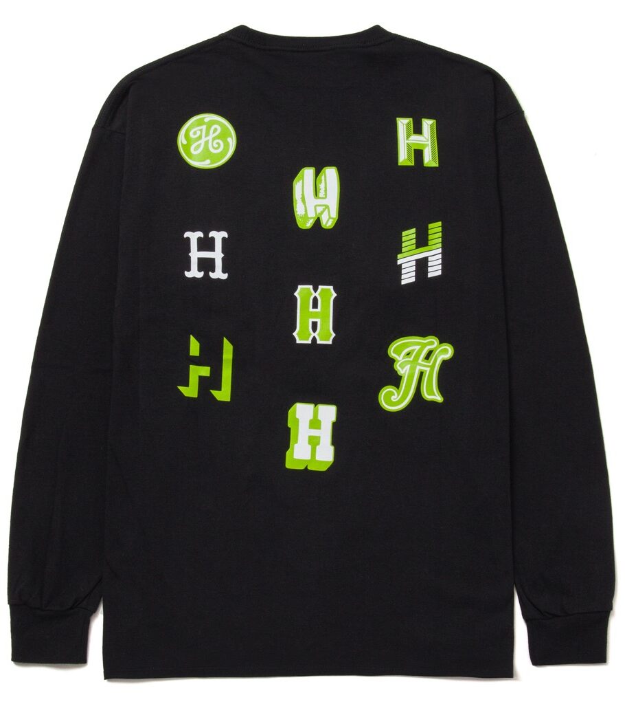 ts01812-black-2 HUF Allstar Team Longsleeve - black