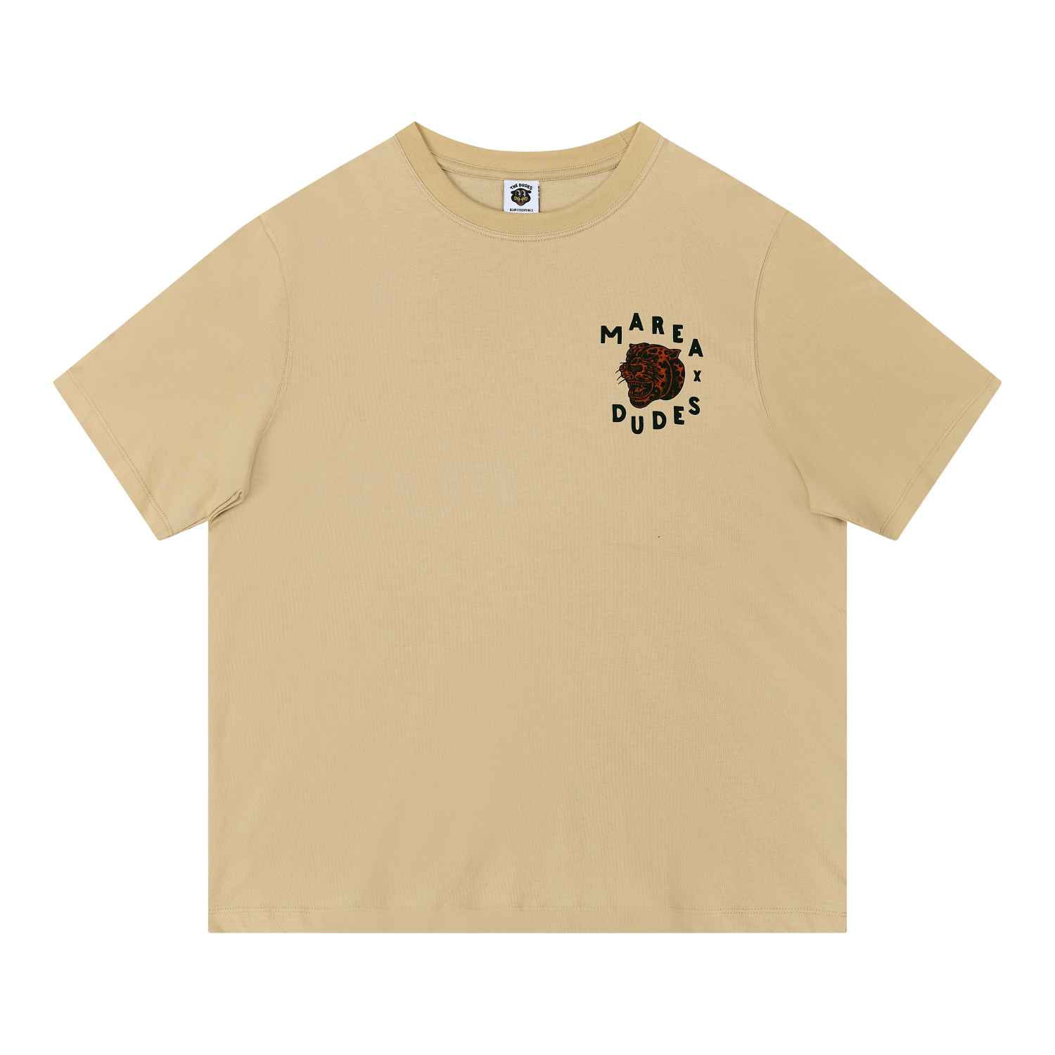 The Dudes Marea Jaguar T-Shirt - almond milk XXXL