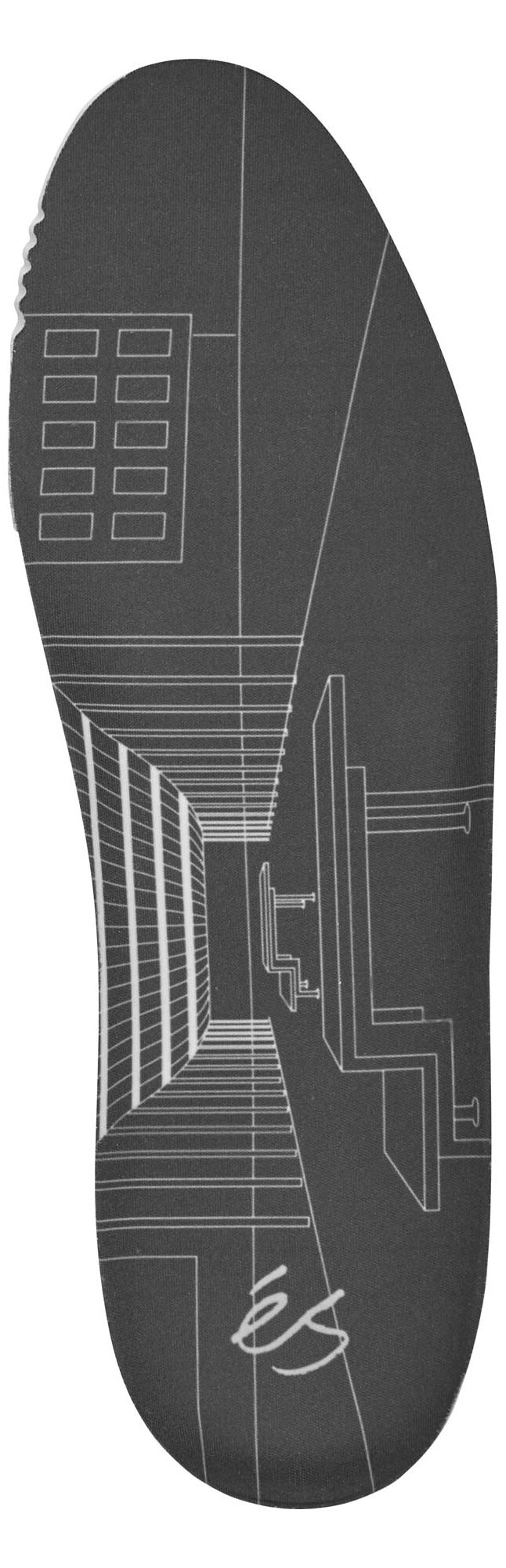 eS SKB Shoe ACCEL SLIM gry/bla, gray/black US 11 