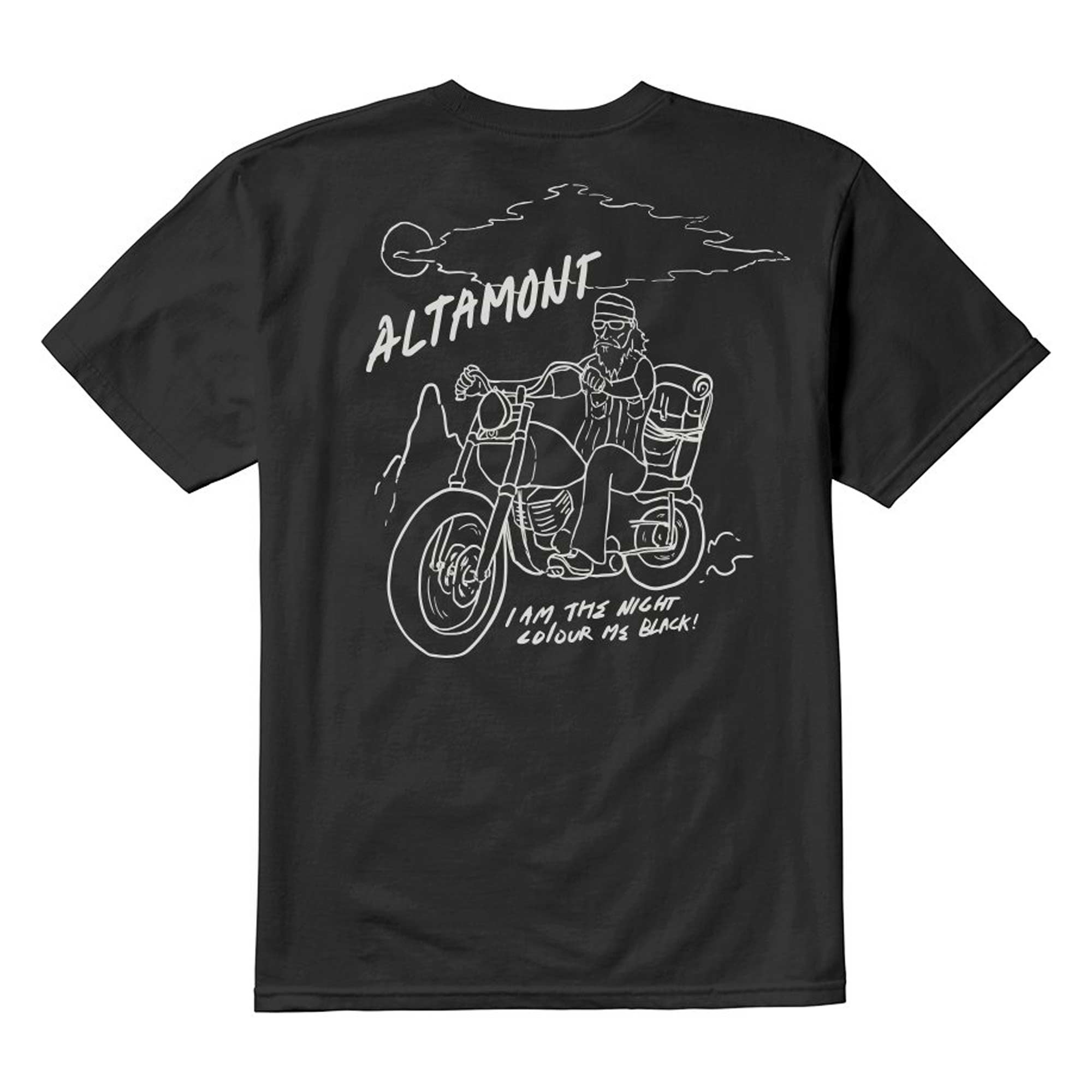 ALTAMONT T-Shirt I AM THE NIGHT S/S CUSTOM, black M