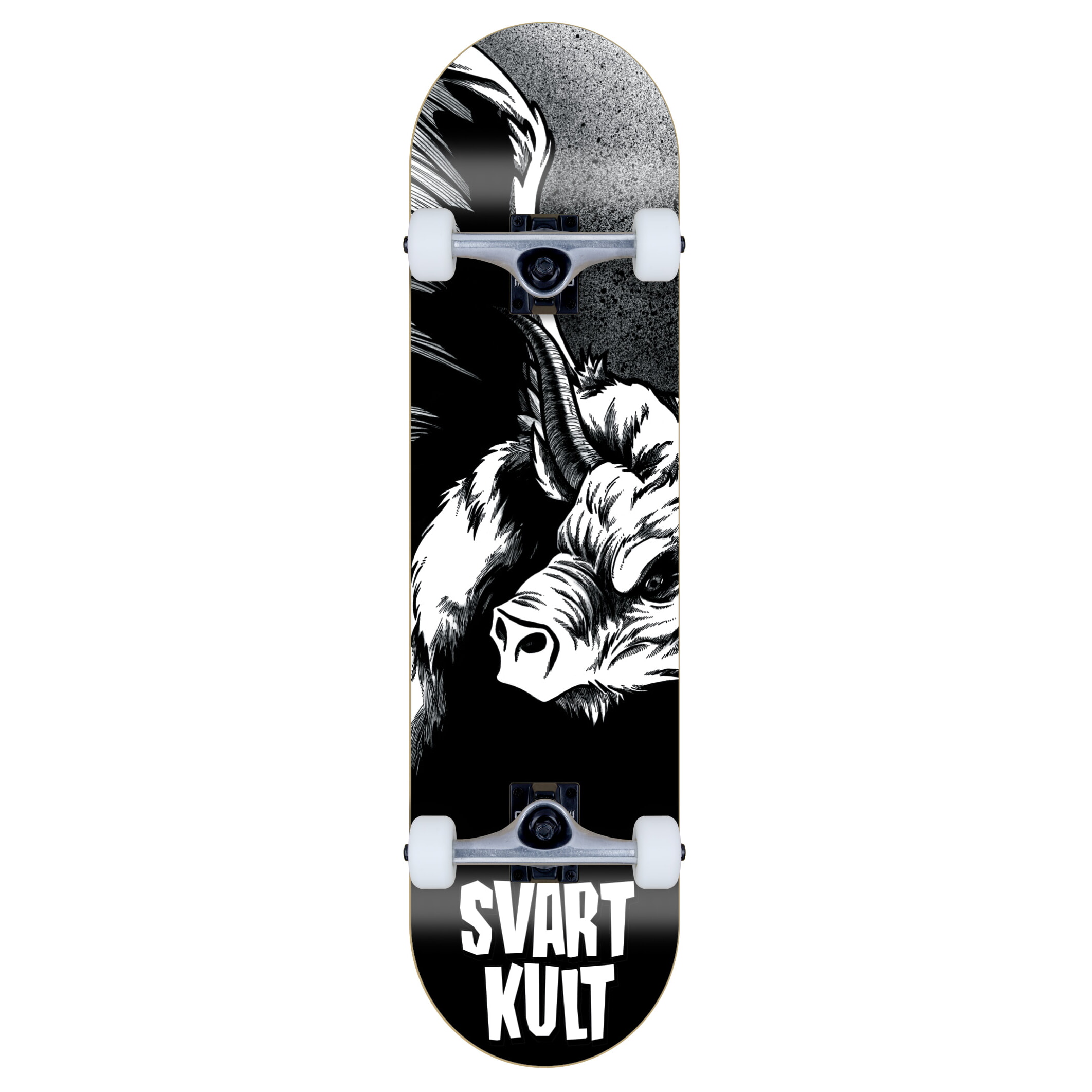 Svart Kult komplett Skateboard Animus 7.75