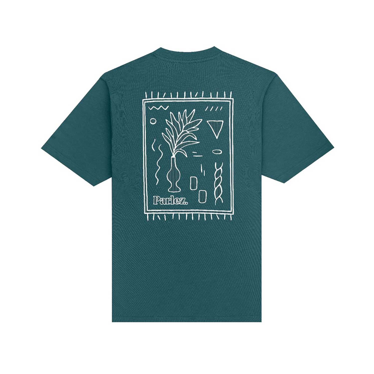 Parlez Almitas T-Shirt Pacific Green - pacific green XXL