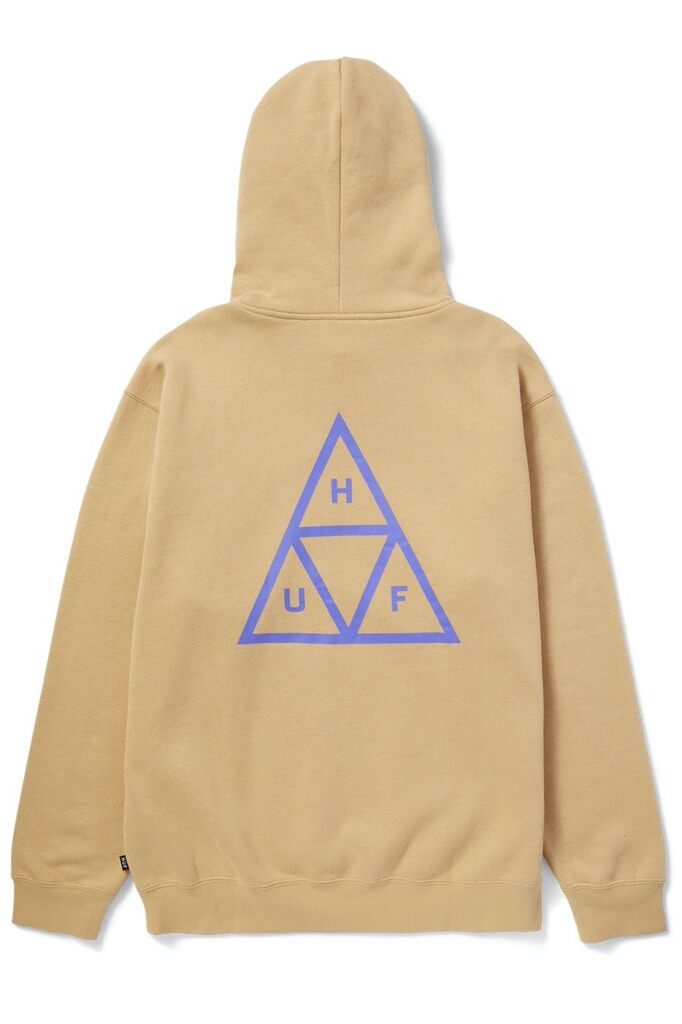 HUF Set Triple Triangle Hoodie - oatmeal S HUF Set Triple Triangle Hoodie - oatmeal S