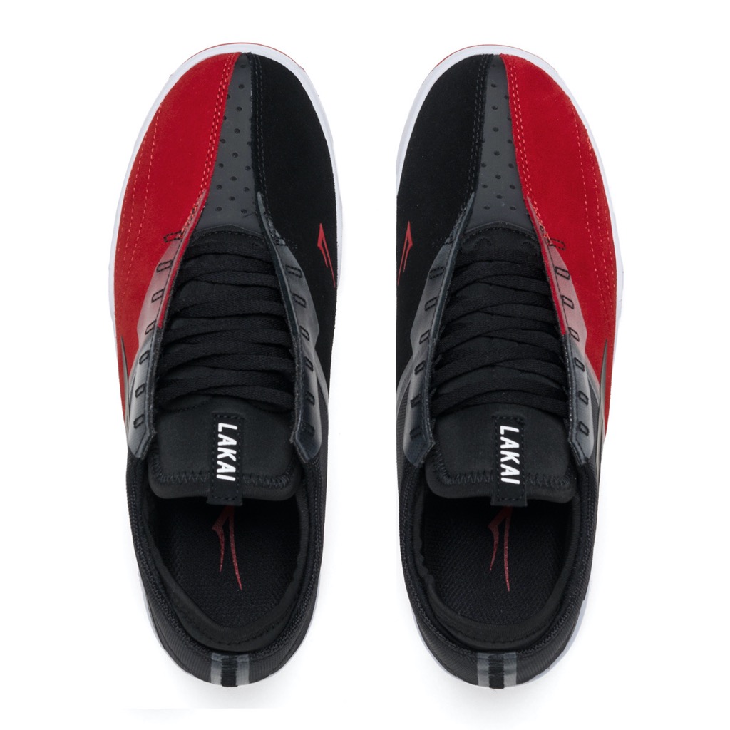 Lakai Mod Schuhe - black red suede US 14