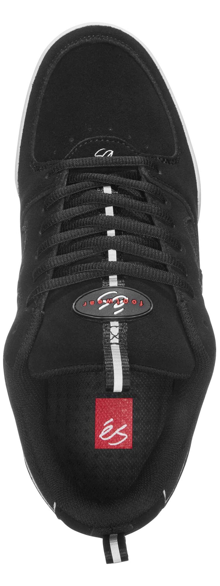 eS SKB Shoe SILO SC bla/whi, black/white US 10 