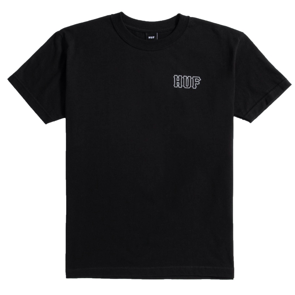 HUF Set H T-Shirt - black S HUF Set H T-Shirt - black XXL