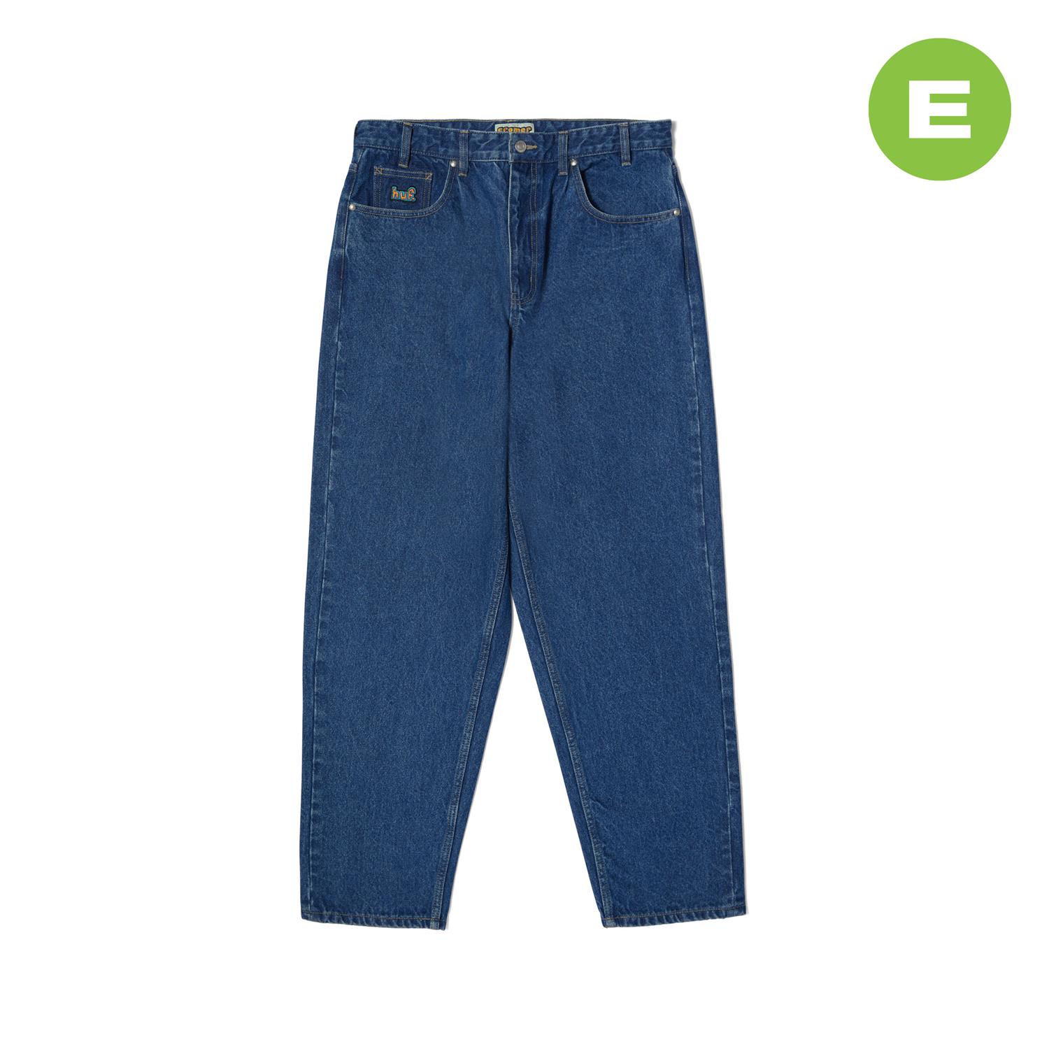 HUF Cromer Pant - stone wash indigo 38