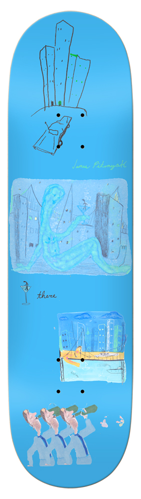 There Skateboard Deck James One More Drink 8,50