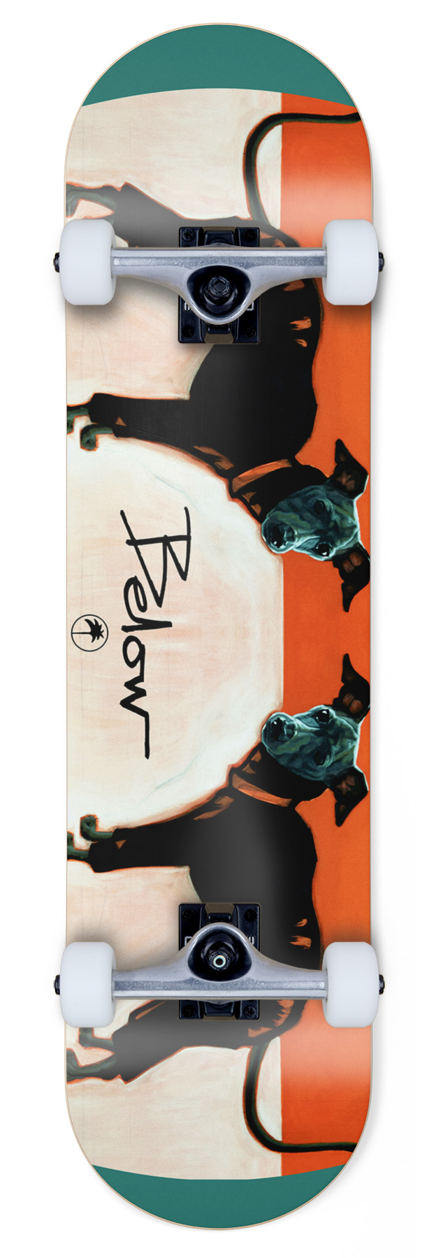 Below komplett Skateboard The Dogs 7.50 Below komplett Skateboard The Dogs 8.50